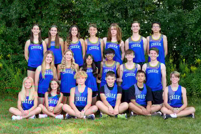 The 2024 Johnson Creek Cross Country Team Photo