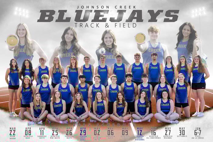 Johnson Creek High School, WI 2025 Track Team